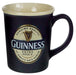 Guinness Large Black Embossed Label Mug - Ceramic Coffee and Tea Cup - The Beer Connoisseur® Store