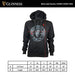 Guinness Signature Black Hooded Sweatshirt | Guinness Official Merchandise Cotton/Polyester Blend Comfortable Hoodie - The Beer Connoisseur® Store