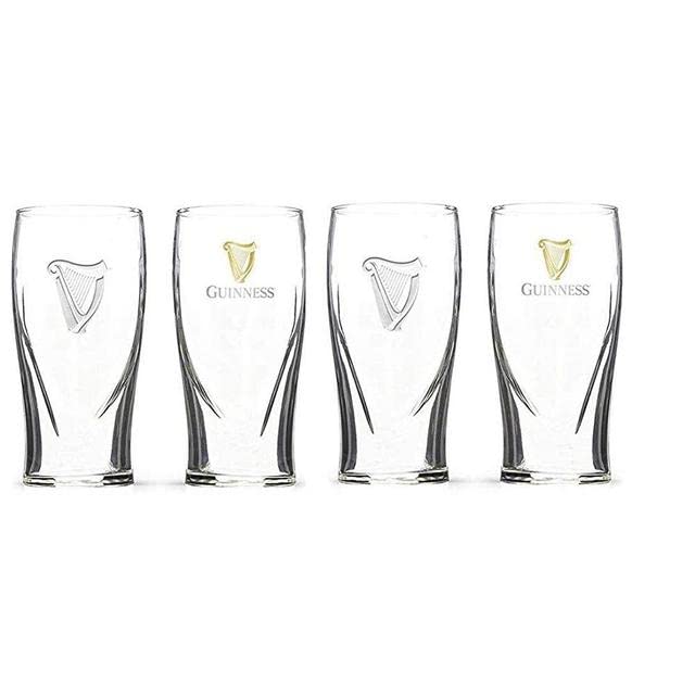 Guinness Signature Pub Edition Gravity Glass - 20 Ounce - Set of 4 - The Beer Connoisseur® Store
