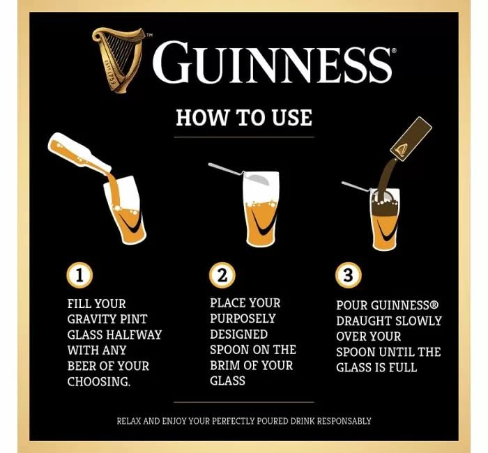 Guinness Toucan Pint Pouring Steel Spoon | Guinness Official Merchandise - The Beer Connoisseur® Store
