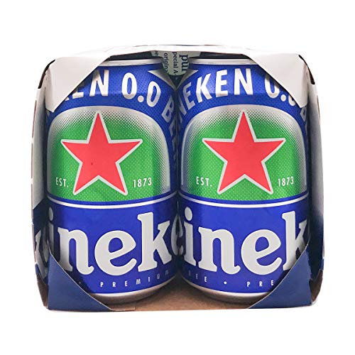 Heineken, Non Alcoholic 0.0 Lager, 6pk, 11.2 Fl Oz Cans - The Beer Connoisseur® Store