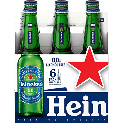 Heineken Non-alcoholic Beer, 12 Oz, 6 Ct - The Beer Connoisseur® Store