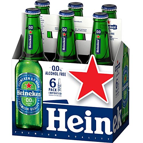 Heineken Non-alcoholic Beer, 12 Oz, 6 Ct - The Beer Connoisseur® Store