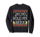 Ho Ho Hold My Beer-Ugly Christmas Drinking Sweater Shirt Sweatshirt - The Beer Connoisseur® Store