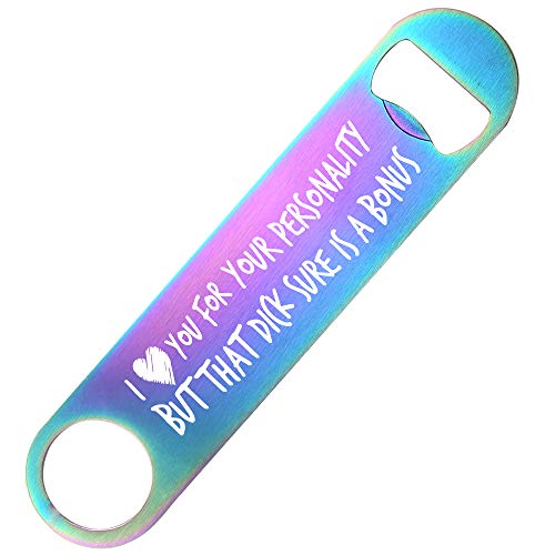 HomeLove Inc. Funny Bottle Opener Gift for Boyfriend , Husband, Valentine's Day, Anniversary, Humor , Party, Christmas Gifts - The Beer Connoisseur® Store
