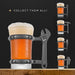 JoyJolt Crescent Wrench Beer Glass Mug (17 oz) Novelty Gifts for Men Who Have Everything. New Tools Beer Mug, Beer Gifts For Men, Pint Glasses and Unique Mugs for Mechanics, Dad, Husband and BF - The Beer Connoisseur® Store