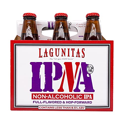 LAGUNITAS BREWING Non-Alcoholic IPA 6pk, 12 FZ - The Beer Connoisseur® Store