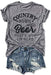 LANMERTREE Country Music and Beer That's Why I'm Here T Shirt Women's Short Sleeve Tops Blouse (L, Grey) - The Beer Connoisseur® Store