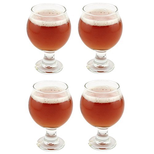 Libbey Belgian Beer Taster Glass 5 oz - 4 Pack w/ Pourer - The Beer Connoisseur® Store