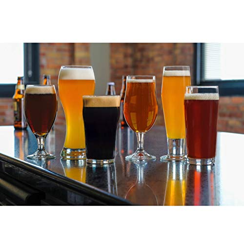 Libbey Craft Brews Assorted Beer Glasses, Set of 6 - The Beer Connoisseur® Store