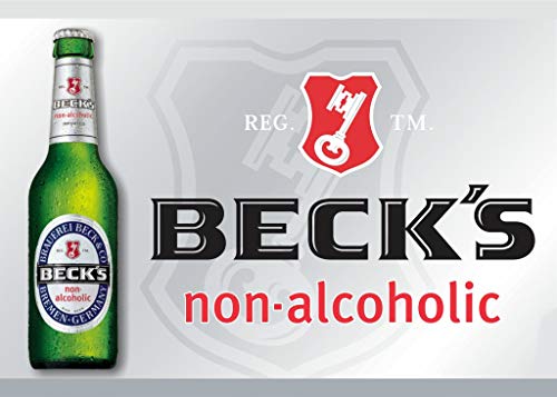 Malt Beverage Beck's German Non Alcoholic Beer 1 Pack of 6 Glass Bottles 12 fl.oz/354ml بكس بيرة بدون كحول - The Beer Connoisseur® Store