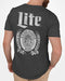Miller Lite Classic Beer Logo Drink Funny Halloween Costume Vintage Logo Men's Adult Graphic Tee T-Shirt (Charcoal Heather, X-Large) - The Beer Connoisseur® Store
