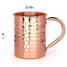Moscow Mule Mugs Set of 2, 13 oz Advanced Mixology Cocktail Copper Cups Drinkware Mug for Gift - The Beer Connoisseur® Store