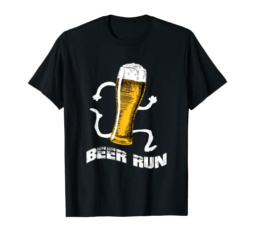 NV004 Funny Beer tshirts For Men Women Beer a run T-shirt - The Beer Connoisseur® Store