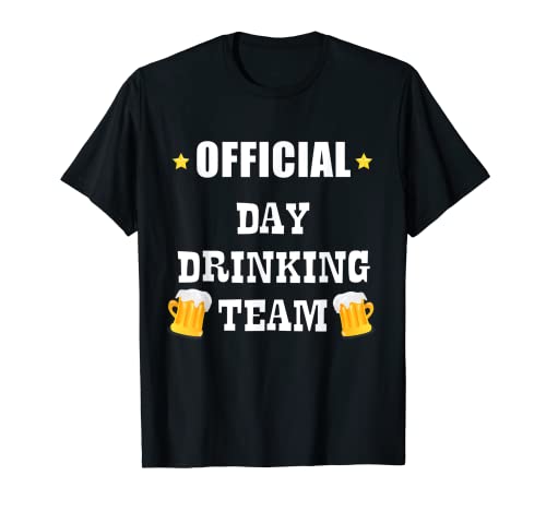 Official Day Drinking Team T-Shirt Beer Liquor Alcohol Tee - The Beer Connoisseur® Store