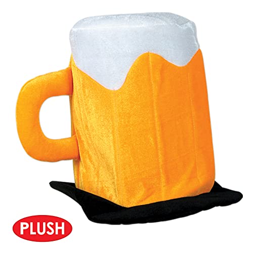 Plush Beer Mug Hat Party Accessory (1 count) - The Beer Connoisseur® Store