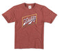 Red Jacket Pabst Schlitz Main Logo Men's Vintage Brass Tacks 2 T-Shirt (Large) - The Beer Connoisseur® Store
