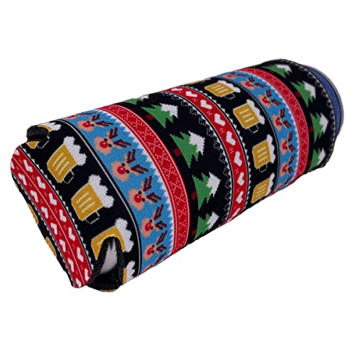 Reindeer and Beer Christmas Slim Can Coolie (1) - The Beer Connoisseur® Store