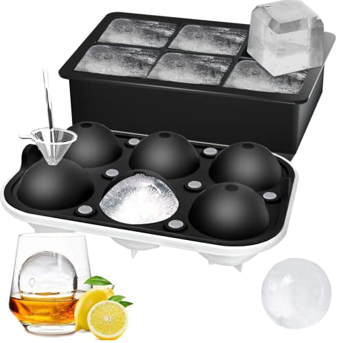 Ice Cube Maker Silicones Ice Storage Box Double Layer Ice Cube Trays For Freezer  with Lid Ice Ball Maker for Cocktail Whiskey