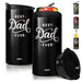SANDJEST 4-in-1 Best Dad Ever Tumbler Gifts for Dad from Daughter Son - 12oz Dad Can Cooler Tumblers Travel Mug Cup - Stainless Steel Insulated Cans Coozie Christmas, Birthday, Father's Day Papa Gift - The Beer Connoisseur® Store