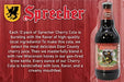 Sprecher Cherry Cola, Fire-Brewed Craft Soda, Glass Bottle, 16oz, 12 Pack - The Beer Connoisseur® Store