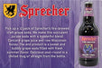 Sprecher Grape Soda, Great Tasting, Hand Crafted, Fire-Brewed Gourmet Craft Soda, 16oz Glass Bottle (3-4 packs,12 bottles) - The Beer Connoisseur® Store