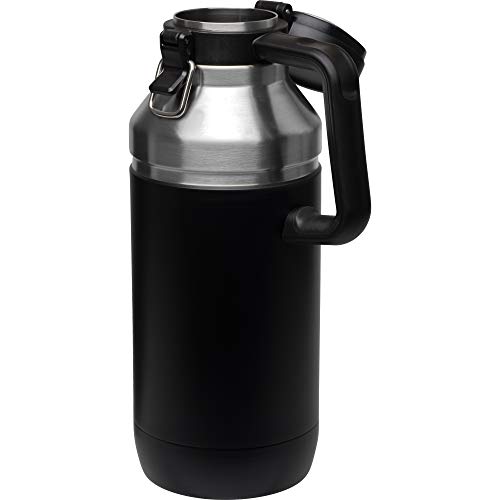 Stanley Go Growler, 64oz Stainless Steel Vacuum Insulated Beer Growler, Rugged Growler with Stainless Steel Interior, 24 Hours Cold and 4 Days Ice Retention - The Beer Connoisseur® Store