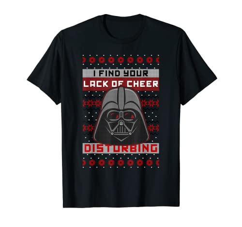 Star Wars Vader Lack Of Cheer Ugly Christmas Sweater T-Shirt - The Beer Connoisseur® Store