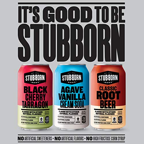 STUBBORN SODA, 3 Flavor Variety Pack, 12oz Cans (12 Pack) - The Beer Connoisseur® Store