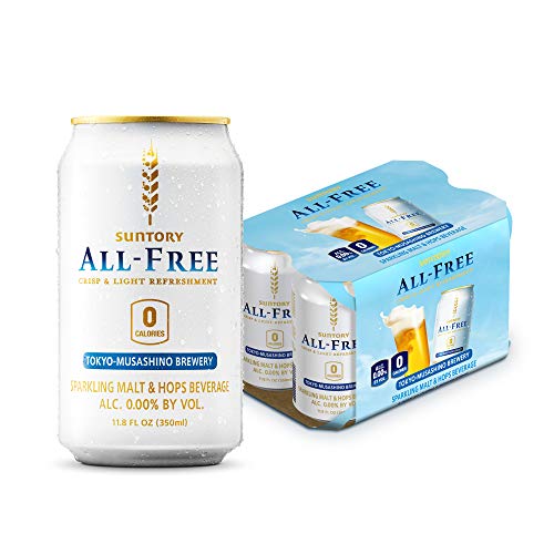 Suntory ALL-FREE, Beer-Alternative, Non Alcohol, 6-pack