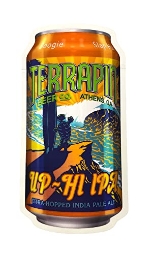 Terrapin Beer Company Up-Hi IPA Beer Can Sticker | 5" Tall - The Beer Connoisseur® Store