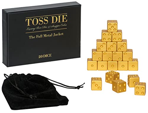 The Full Metal Jacket, Beer Die & Snappa Cubes by Toss Die (20 Pack) - The Beer Connoisseur® Store