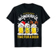 The Most Wonderful Time For A Beer Santa Reindeer Christmas T-Shirt - The Beer Connoisseur® Store