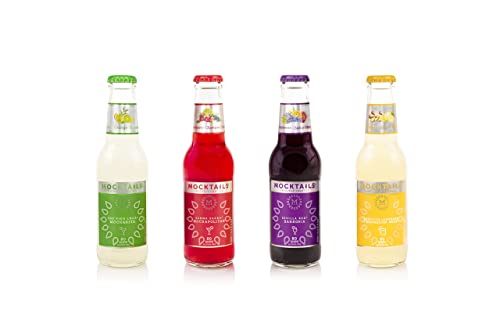 **The Official Cocktails of Dry January** - Mocktails Uniquely Crafted Alcohol Free Variety Pack | Non-Alcoholic Cocktail, Low Calorie, Non-GMO, Vegan Alternative | 6.8 Fluid Ounce (Pack of 12) - The Beer Connoisseur® Store