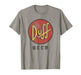 The Simpsons Duff Beer Circle Logo V1 T-Shirt - The Beer Connoisseur® Store