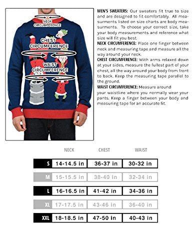 Tipsy Elves Men's Beer Bong Angel Christmas Sweater - Funny Ugly Christmas Sweater: Small Green - The Beer Connoisseur® Store