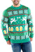 Tipsy Elves Men's Beer Bong Angel Christmas Sweater - Funny Ugly Christmas Sweater: Small Green - The Beer Connoisseur® Store