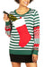 Tipsy Elves Tacky Ugly Christmas Sweater for Women with Attached Stocking from Size: Small - The Beer Connoisseur® Store