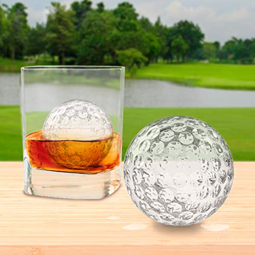 Tovolo Golf Ball Ice Molds (Set of 3) - Slow-Melting, Leak-Free, Reusable, & BPA-Free Craft Ice Molds / Great for Whiskey, Cocktails, Coffee, Soda, Fun Drinks, and Gifts - The Beer Connoisseur® Store