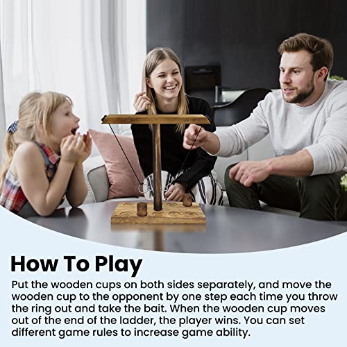 UBeesize Ring Toss Game for Adults and Kids, Ring Hook Party Game Stri ...