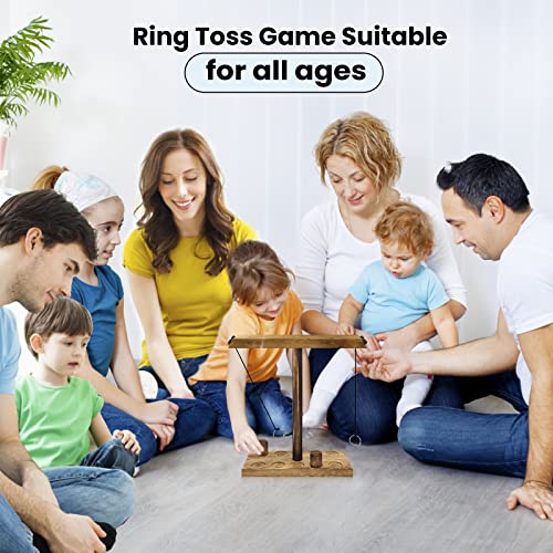 UBeesize Ring Toss Game for Adults and Kids, Ring Hook Party Game Stri ...