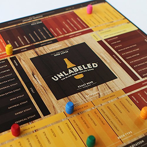 Unlabeled - The Blind Beer Tasting Board Game: Put Your Taste Buds to The Test and Play at Home or at The bar! - The Beer Connoisseur® Store