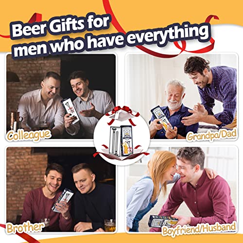 Valentines Day Gifts for Him, Beer Chiller Sticks for Bottles, Gifts for Men Husband Dad, Anniversary Birthday Gifts Ideas, Beer Gifts for Boyfriend, Stainless Steel Cooling Chillers, Beer Accessories - The Beer Connoisseur® Store
