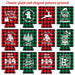 Whaline 12pcs Christmas Beer Can Cooler Sleeves Red Green Black Plaid Can Sleeves Can Cover for Beverages, Bottle, Drink Christmas Party Decorations Supplies, Joy to the World Gingerbread Snowflake - The Beer Connoisseur® Store