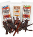 WhiskeyJerky.com, Beef Jerky and Sausage Sticks Marinated in Whiskey, Variety 3-Packs , Jerky Gifts for men (Orig & Habanero Whiskey Jerky / Beer Sausage) - The Beer Connoisseur® Store