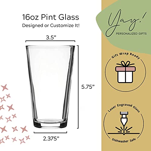 Custom 16oz Pint Glass