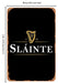YFSIGN Slainte Guinness - Retro Metal Tin Sign Vintage Plaque Poster for Home Kitchen Bar Coffee Shop 12x8 Inch - The Beer Connoisseur® Store