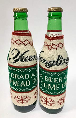 Yuengling Lager Ugly Christmas Sweater Bottle Cooler | Grab a Beer and Spread Some Cheer | Pack of One (1) - The Beer Connoisseur® Store